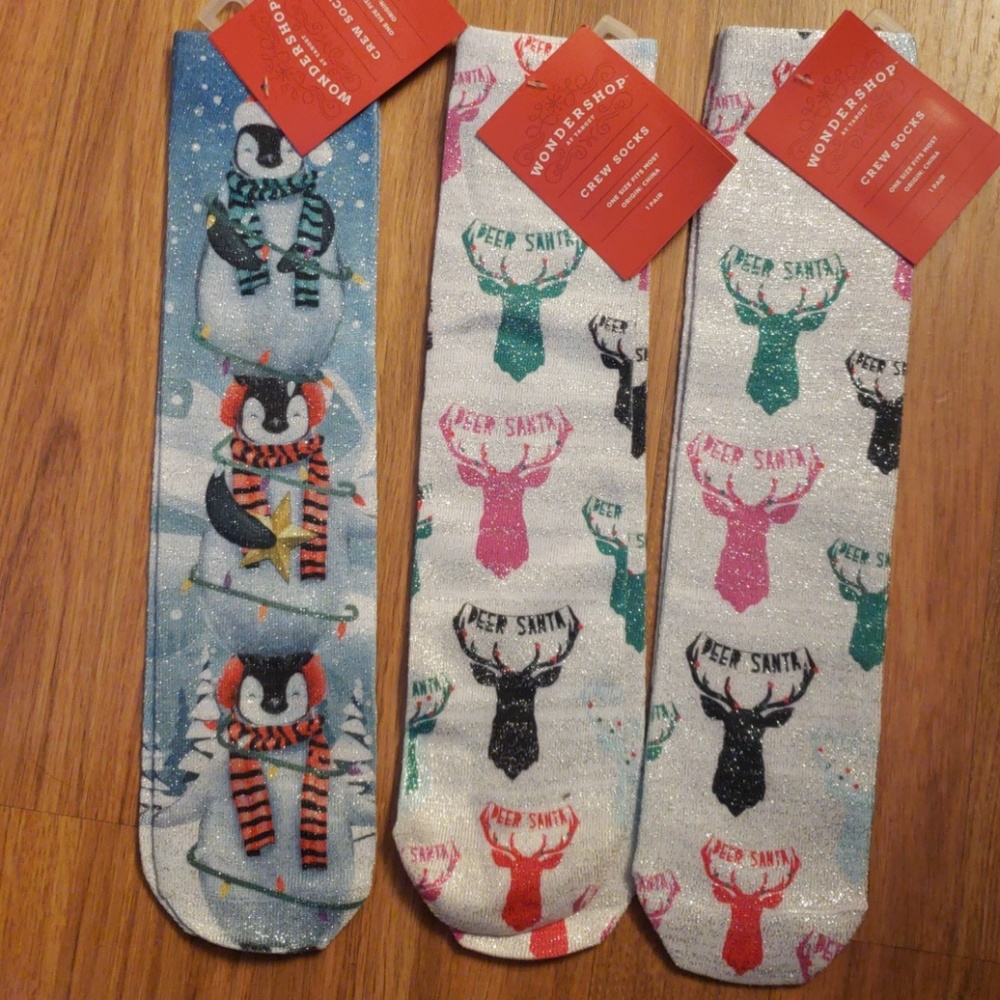 3 womens crew socks
